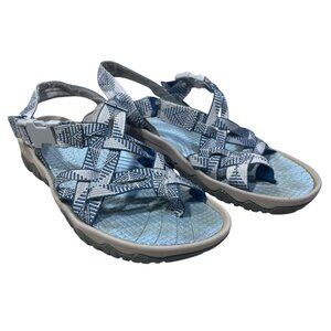 Bear Trap Sandals Tacy Size 8.5M Womens (READ) Blue Walking Hiking